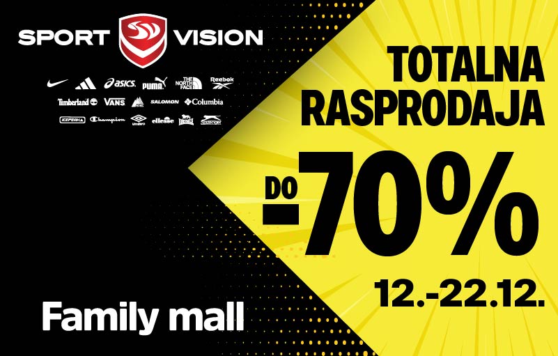 OGROMNA RASPRODAJA U FAMILY MALL-U!